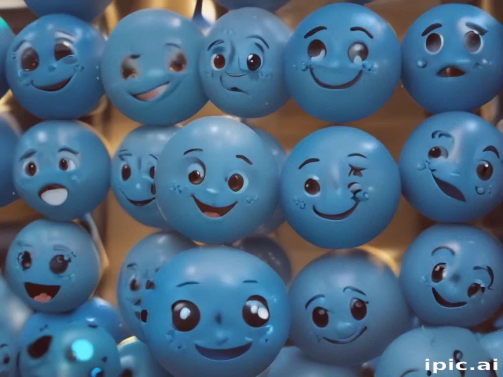 blue emoji