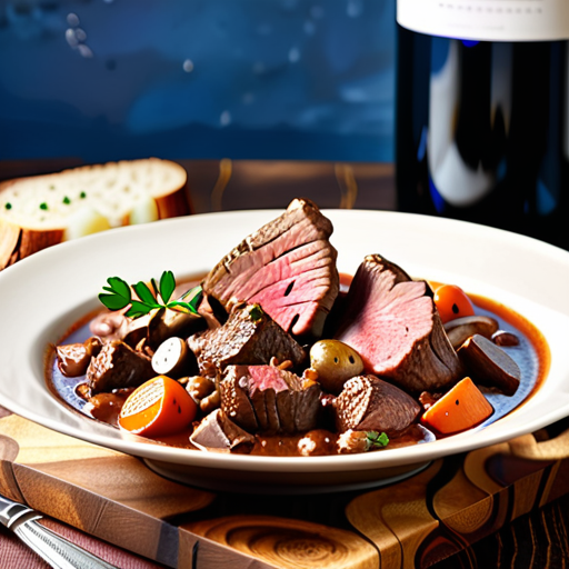 what to serve beef bourguignon with