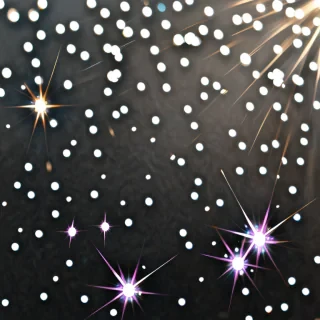 transparent sparkle