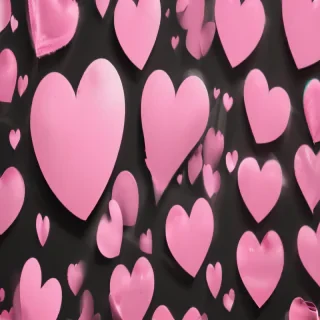 pink hearts png