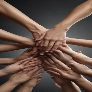 hands reaching out png