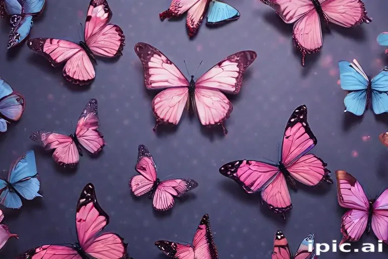 aesthetic butterfly background