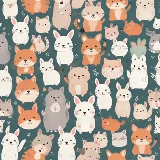 cute animal background