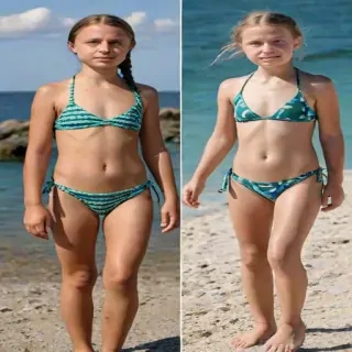 greta thunberg bikini