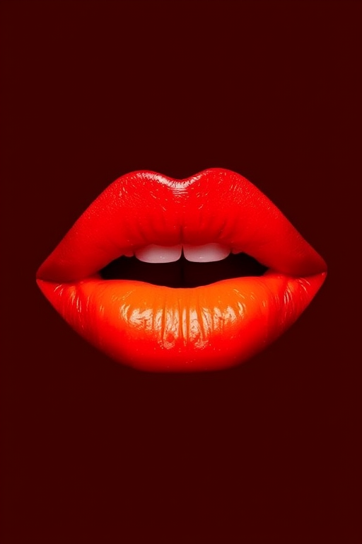 Ombre lip duo called "Flame Gradient," featuring a fiery red base that transitions into a warm orange at the center