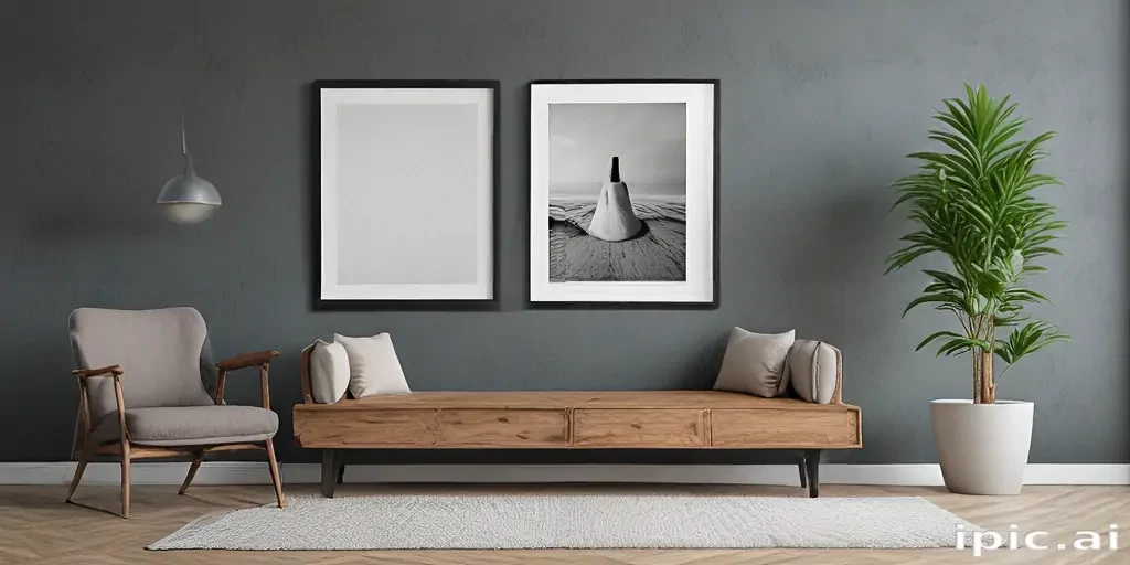 framed art mockup
