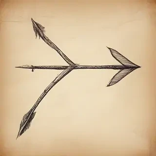 hand drawn arrow