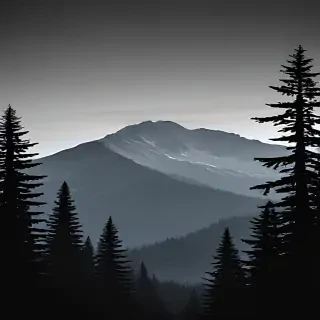 mountain silhouette
