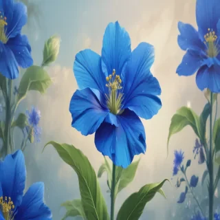 background blue flower