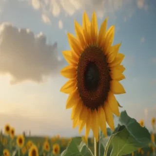 aesthetic sunflower background