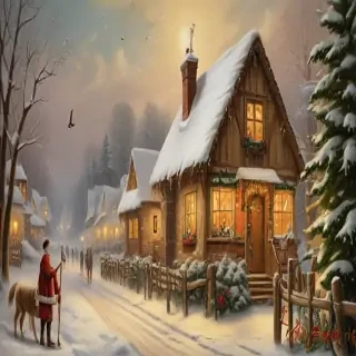 antique christmas images