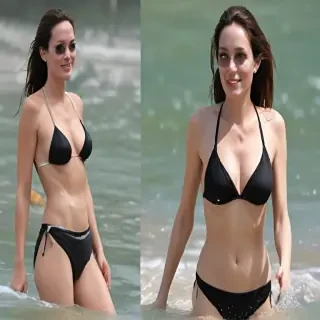angelina jolie bikini