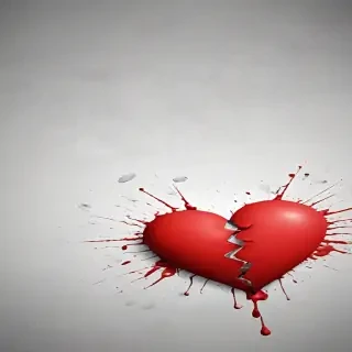 broken heart background