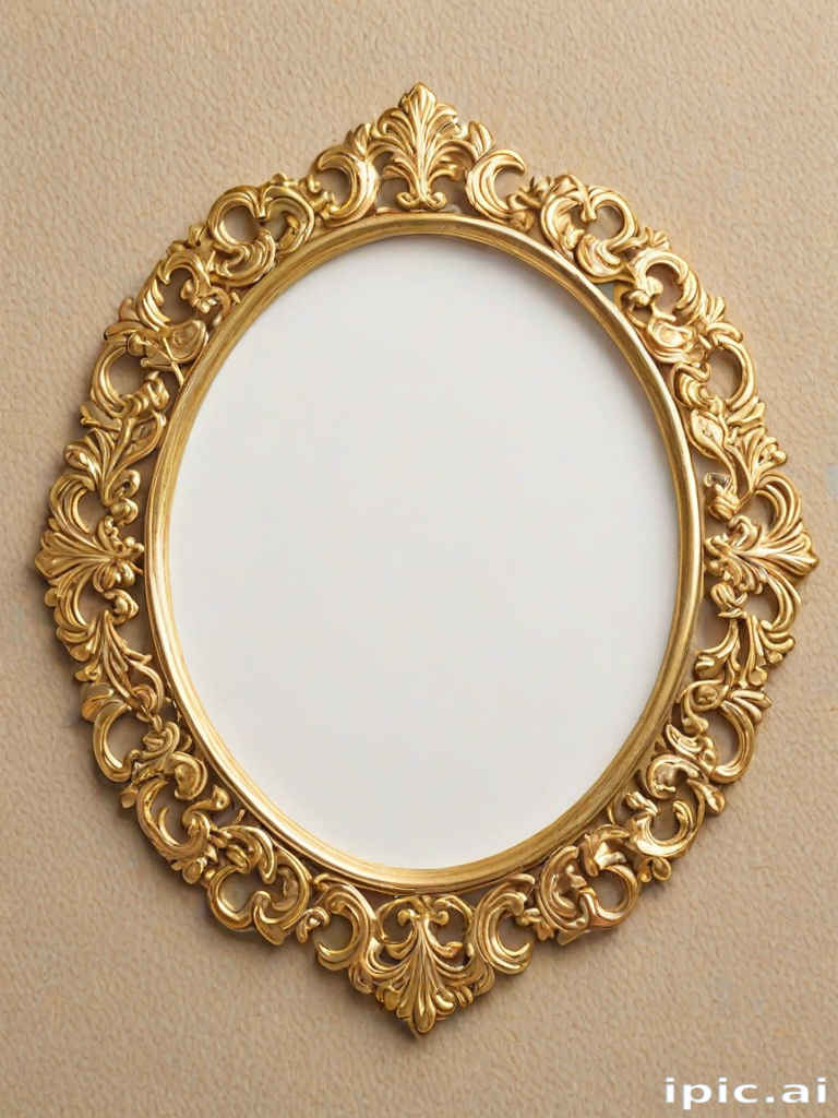 transparent background gold border