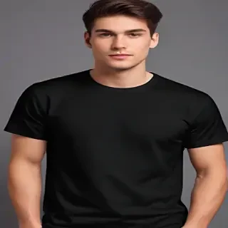 black mockup t shirt