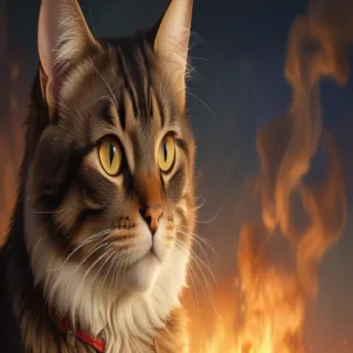 vintage cat illustration