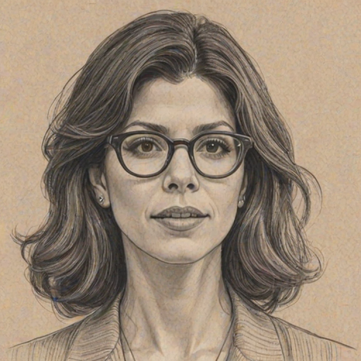 Radiant Marisa Tomei, pencil sketch, portrait of Magnificent woman 1923s in glasses, hair style beatnik, outline, clear lines, fine lines, 8k
