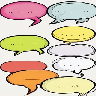 speech bubble clip art