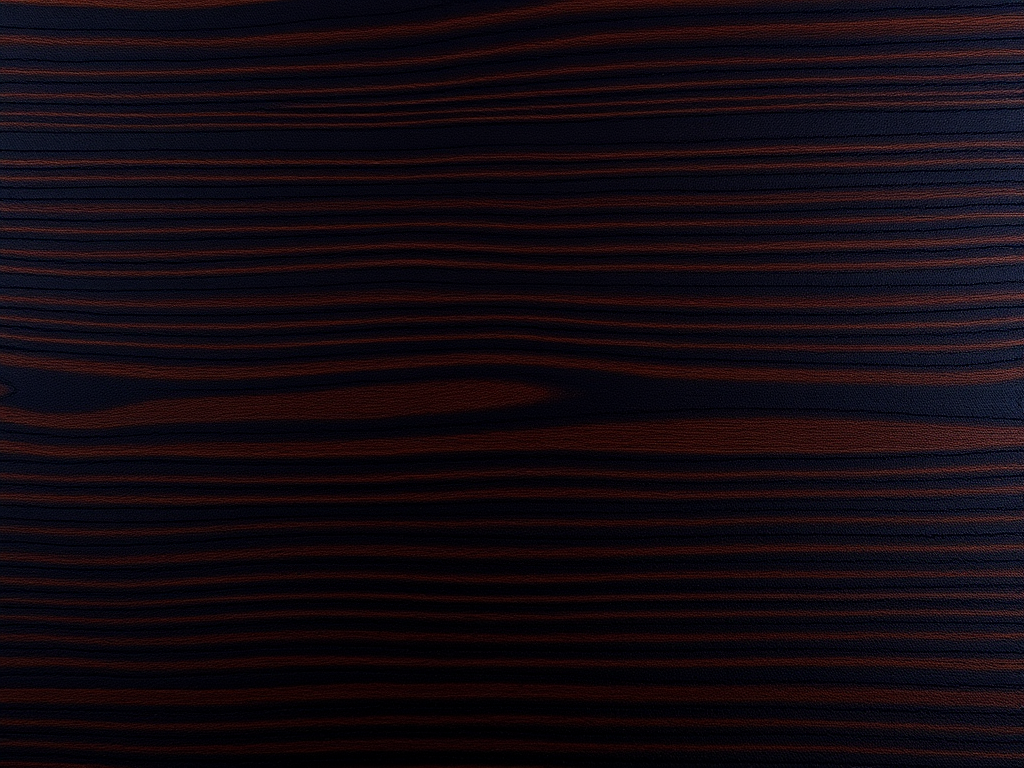 Create a high-resolution image of a smooth, dark wood texture with rich grain patterns, captured with a DSLR camera at an aperture of f/2.8, ISO 100, shutter speed of 1/50s, top-down view, using a macro lens for detailed close-up.
