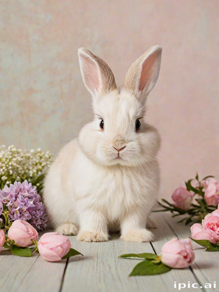 cute bunny background