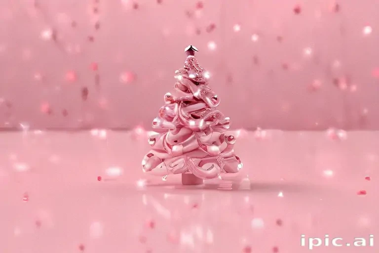 pink christmas aesthetic wallpaper