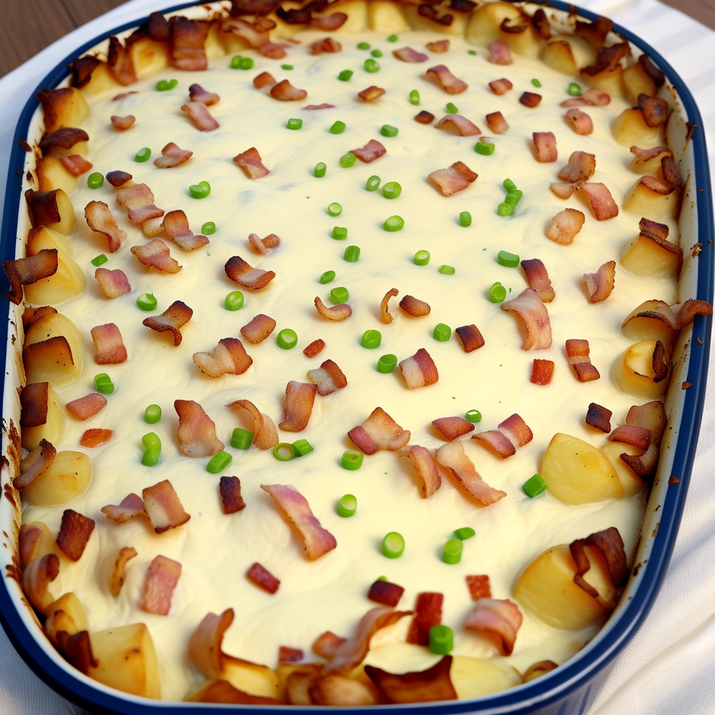 chicken bacon ranch potato casserole