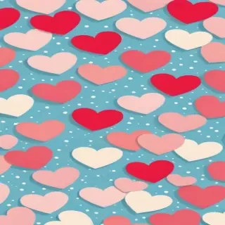 cute heart background