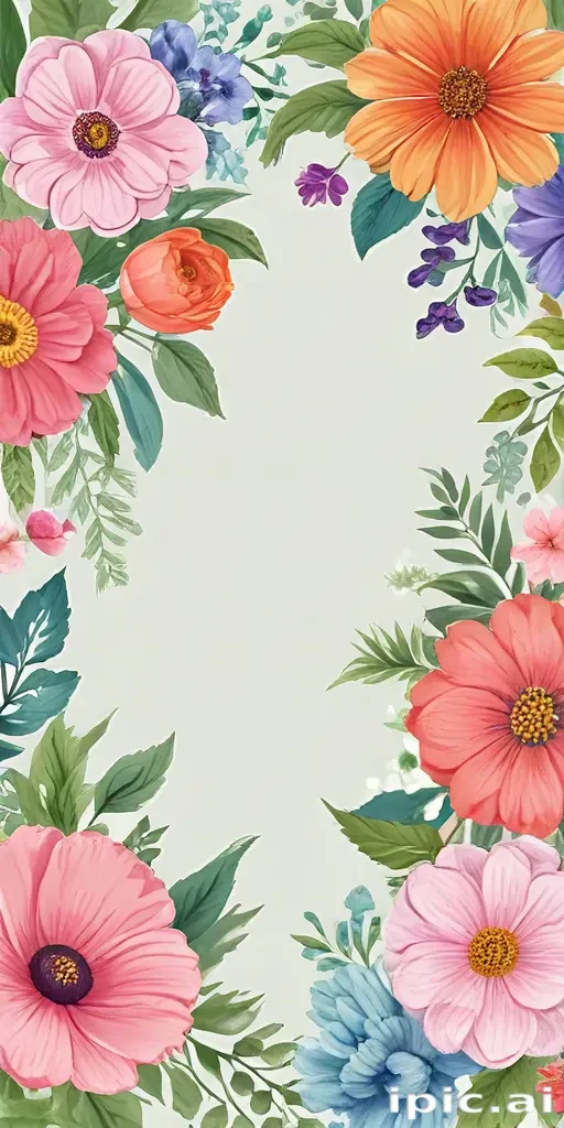 clipart borders flowers