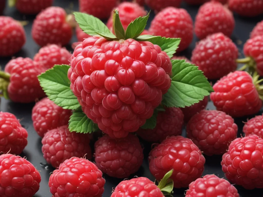 cartoon raspberry