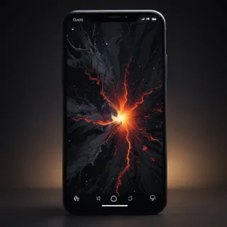 iphone black wallpaper 4k