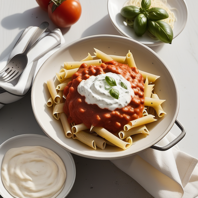 pasta sauce with sour cream