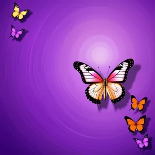 butterfly purple background