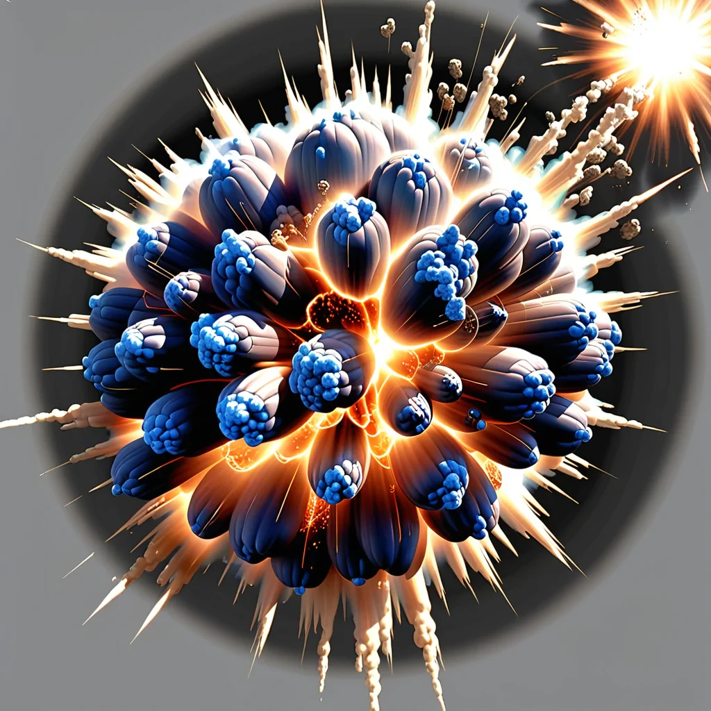 transparent explosion