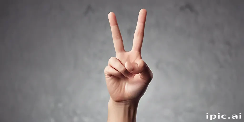middle finger background