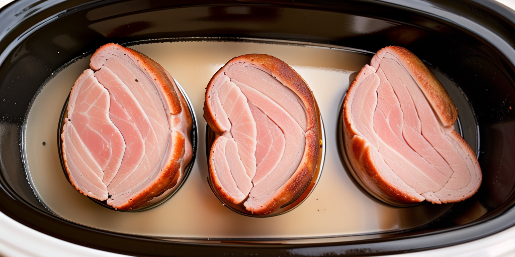 ham steaks in the crockpot