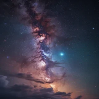 starry background aesthetic
