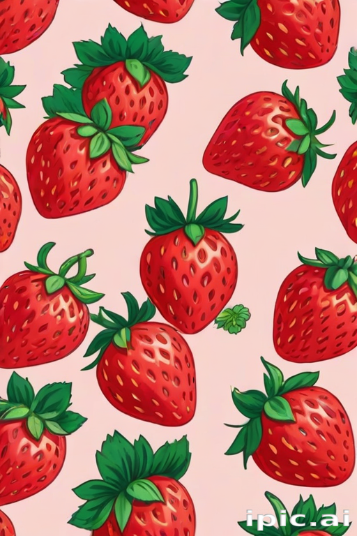 aesthetic strawberry wallpaper