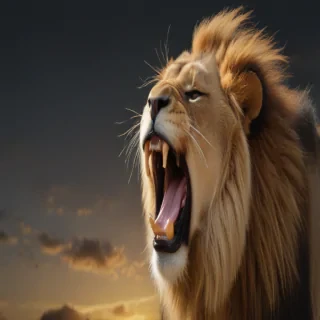 lion roar png