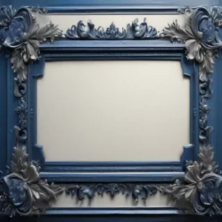 blue border design