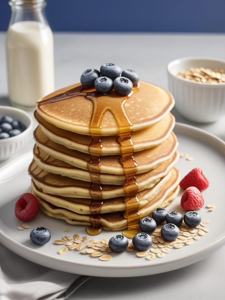 recipe for oat flour pancakes
