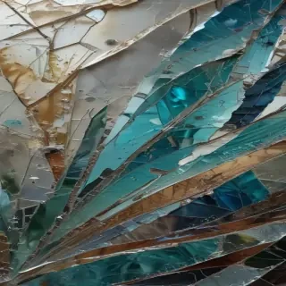 broken glass overlay