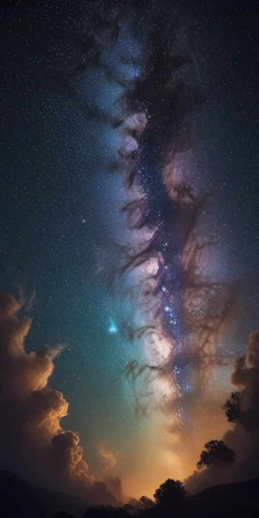 starry background aesthetic