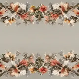 floral border png