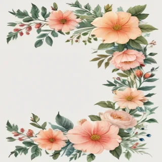 free flower border clipart
