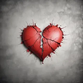 broken heart background