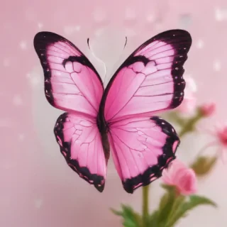 pink butterfly images
