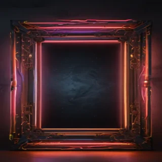 neon frame
