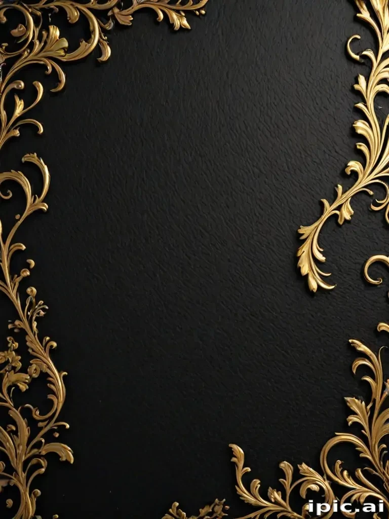 black and gold background