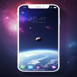 space wallpaper iphone