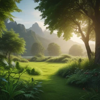 greenery background aesthetic